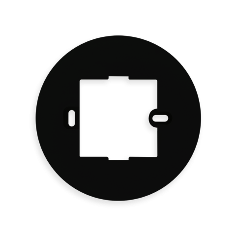 Rámeček pro montáž na povrch pro detektor SCN-KP360K30x.03, matná černá