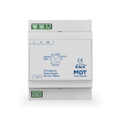 MDT napájecí zdroj, 4SU MDRC, 750mA, 24 V DC SELV