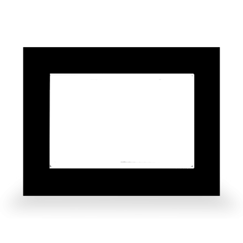 MDT skleněný rámeček, černý - pro 7