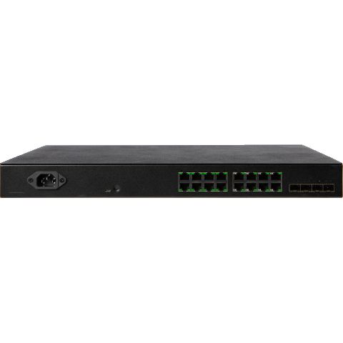 Spravovatelný L3 PoE přepínač řady 420, Multi-Gig, 16 + 2 zadní porty