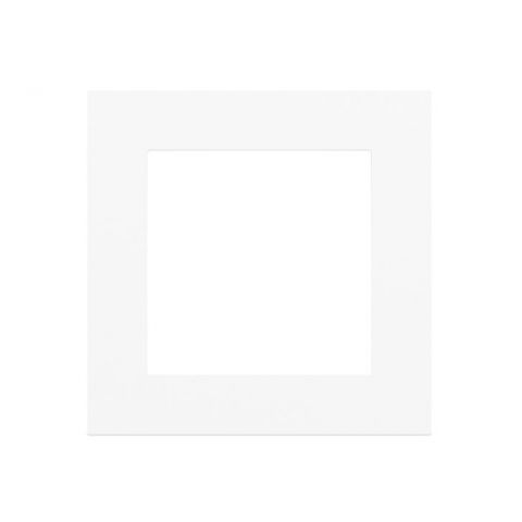 Deep plastový rámeček, otvor 55x55 mm, barva Ice White (GAA)