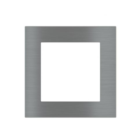 Deep kovový rámeček, otvor 55x55 mm, provedení Titanium (GBS)