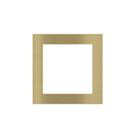 Square Plate Deep (FF/71/20Venti) (87x87) 1 window (60x60) Metal Brass 26