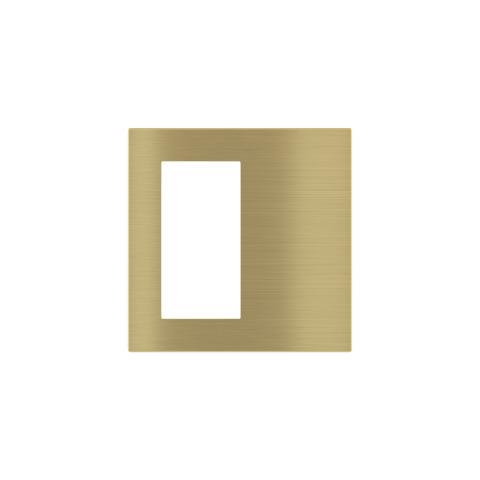 Deep kovový rámeček, otvor 30x60 mm pro 20venti, provedení Brass (GBB)