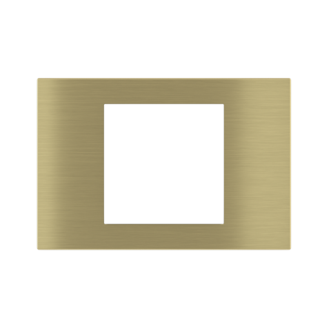 Rectangular Plate Deep (FF/71/20Venti) (87x128) 1 window (60x60) Metal Brass 26