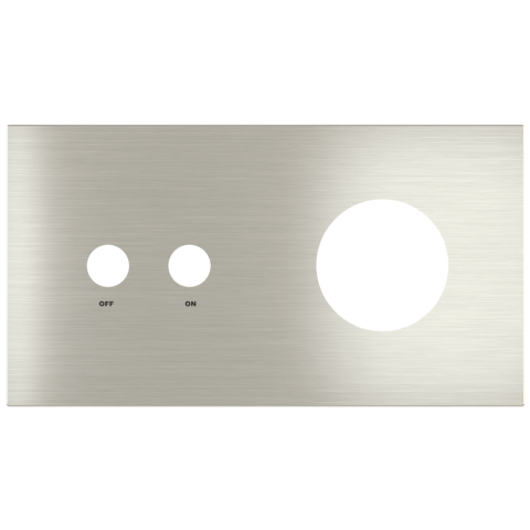 Magnetic plate 2-fold for 2-rocker push button + Schuko, French, Israeli power socket Proxima series