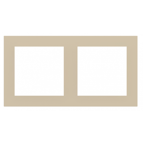 2násobná Fenix deska, otvory 55x55 mm, provedení Beige Luxor