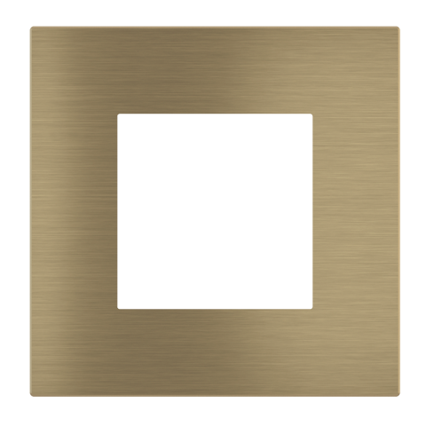 Square magnetic plate (45x45 mm window) Proxima series Metal Antique Brass