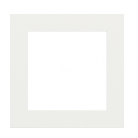 Fenix čtvercová deska, otvor 55x55 mm, provedení White Malé