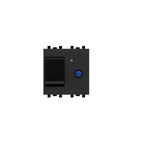 Switch differential breaker Proxima series anthracite RAL 7016 (2 modules)