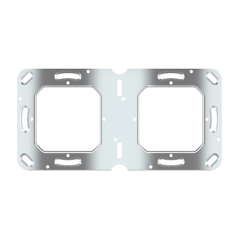 2-place mounting support - 20venti and 71 series devices