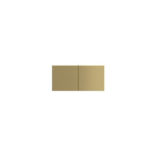 Kit 1 20Venti rectangular rocker for adjustments finish Metal Brass 26