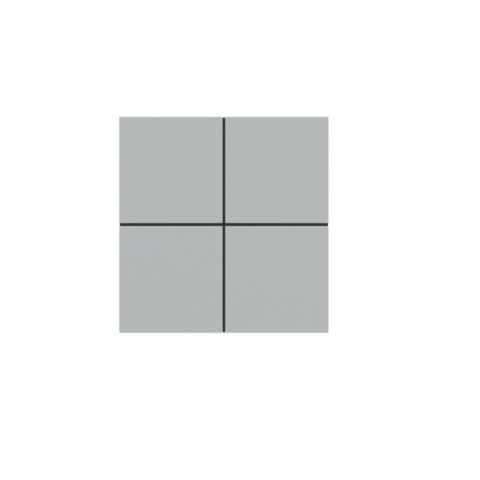 Čtvercové hmatníky Fenix (4 ks), provedení Grey Efeso