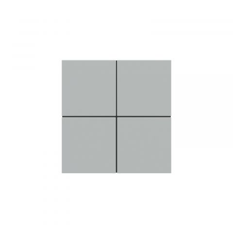 Fenix čtvercové hmatníky (4 ks), provedení Grey Efeso