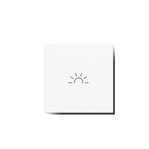 Potištěný plastový čtvercový hmatník (1 ks), barva Ice White (GAA)