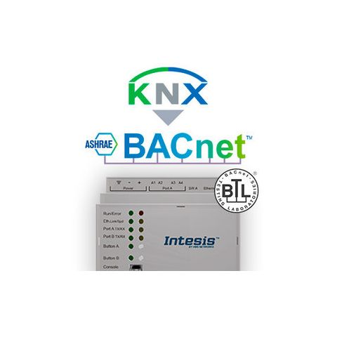 KNX TP to BACnet IP & MS/TP Server Gateway - 100 points