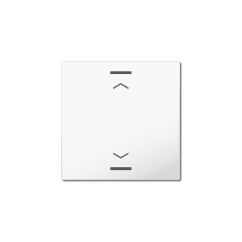 MDT hmatník pro KNX 1tlačítko 55, lesklá bílá, spínač