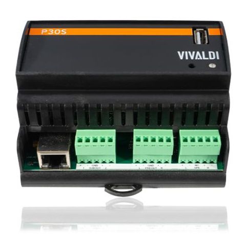 Vivaldi streamingový zesilovač 2x 30 W, KNX IP, LAN