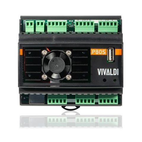 Vivaldi streamingový zesilovač 2x 80 W, KNX IP, LAN