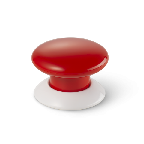 Nice tlačítko, červené