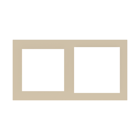 2násobná Fenix deska, otvory 55x55 + 60x60 mm, provedení Beige Luxor