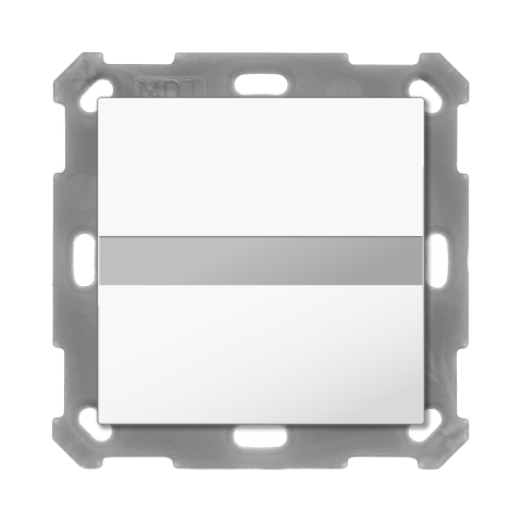 Pohybové čidlo 55x55 mm, měření osvitu, matná bílá