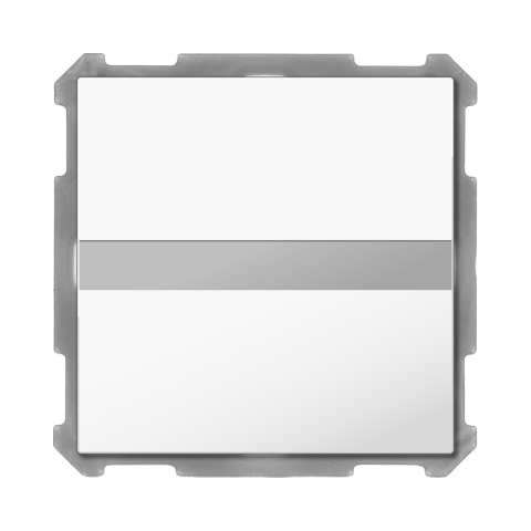 Pohybové čidlo 63x63 mm, měření osvitu, lesklá bílá