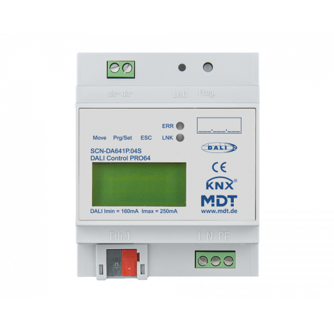 KNX brána pro DALI-2, 4M, IP webové rozhraní