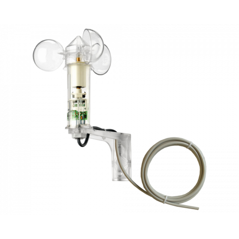 Meteostanice KNX, rychlost větru, osvětlení a regulace 3 fasád, teplota