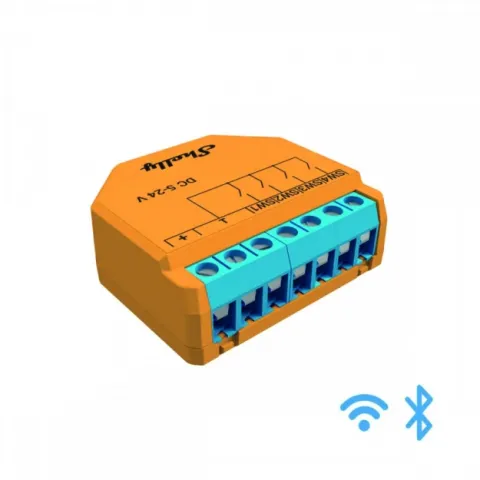 Shelly i4 Plus DC, modul 4 vstupů, 5–24 VDC, WiFi a BT