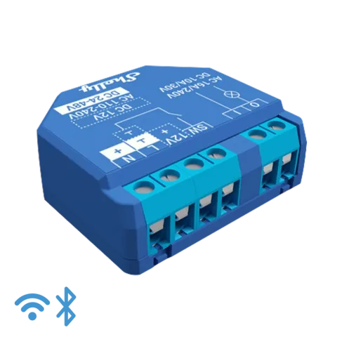 Shelly Plus 1, spínací modul, WiFi