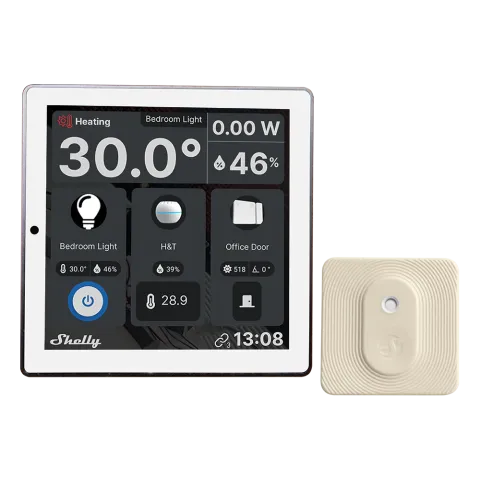 Shelly Wall Display bílý + Blu H&T Ivory