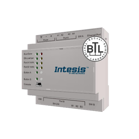 BACnet IP & MS/TP Client to Modbus TCP & RTU Server Gateway - 3000 points
