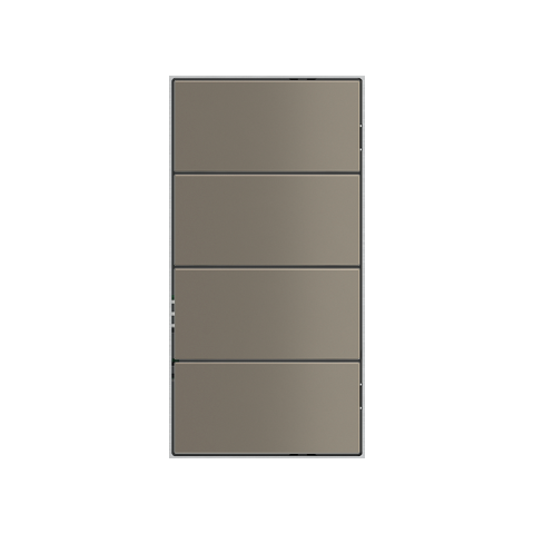 Sada 4 hmatníků 20Venti (30x15), provedení Metal Nickel