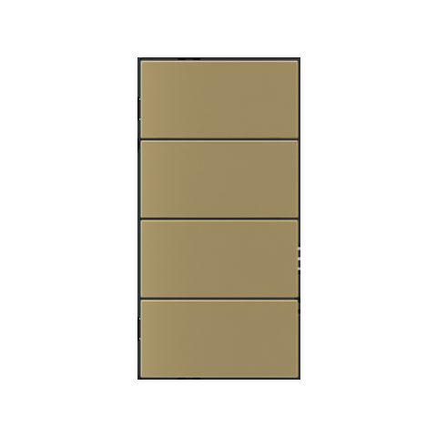 Sada 4 hmatníků 20Venti (30x15), provedení Metal Brass