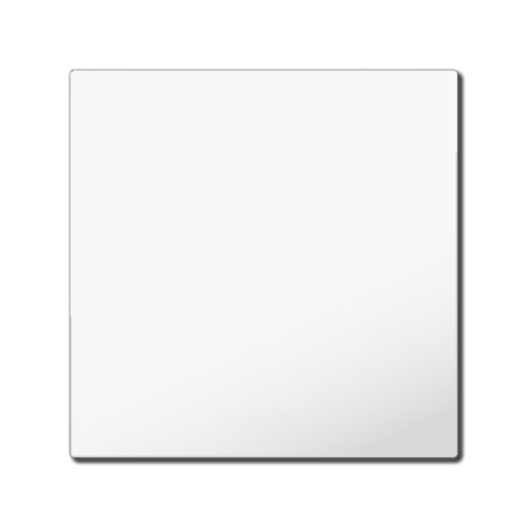 MDT hmatník pro KNX 2tlačítko 55 Basic, bez potisku, bílý