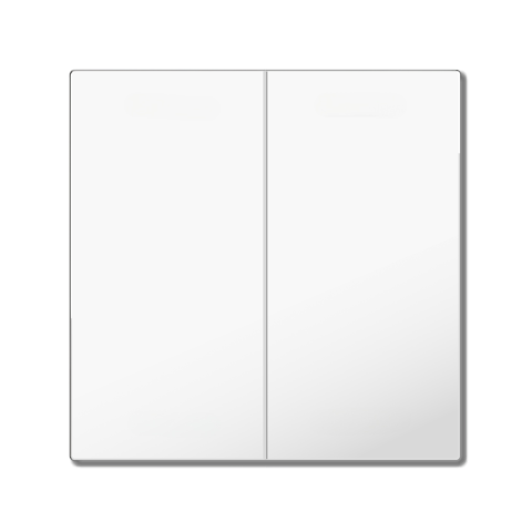 MDT hmatník pro KNX 4tlačítko 55 Basic, bez potisku, bílý