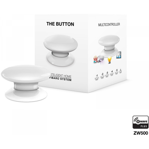 Fibaro Tlačítko, Z-Wave Plus, bílé