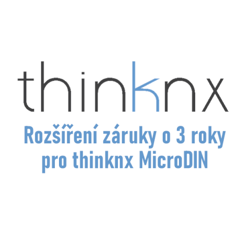 Rozšíření záruky o 3 roky pro thinknx MicroDIN