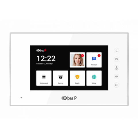 7” vnitřní monitor AQ-07LL, Linux, bílý, DOPRODEJ