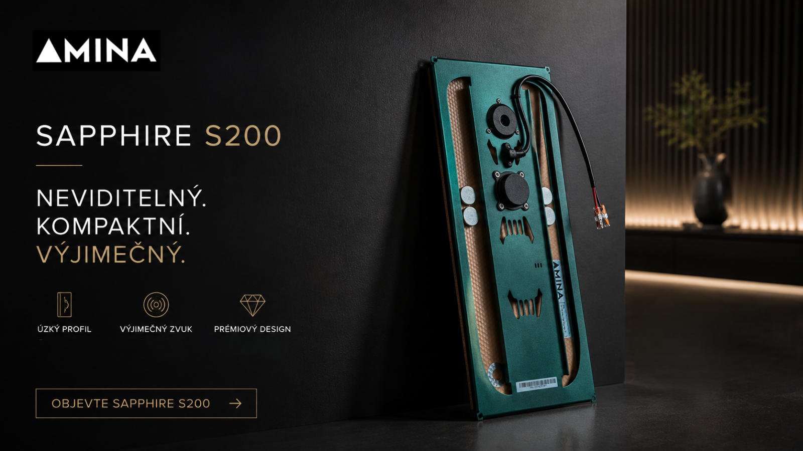 Elegantní dokonalost. Nový model Sapphire S200 je již v prodeji
