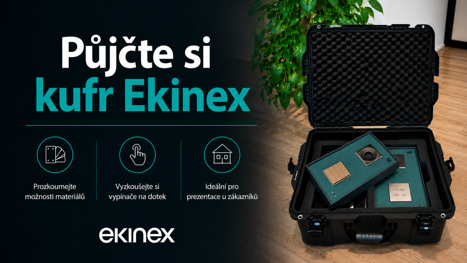 Prohlédněte si designové řady, materiály a povrchy Ekinex naživo a vyberte to pravé řešení pro váš projekt.