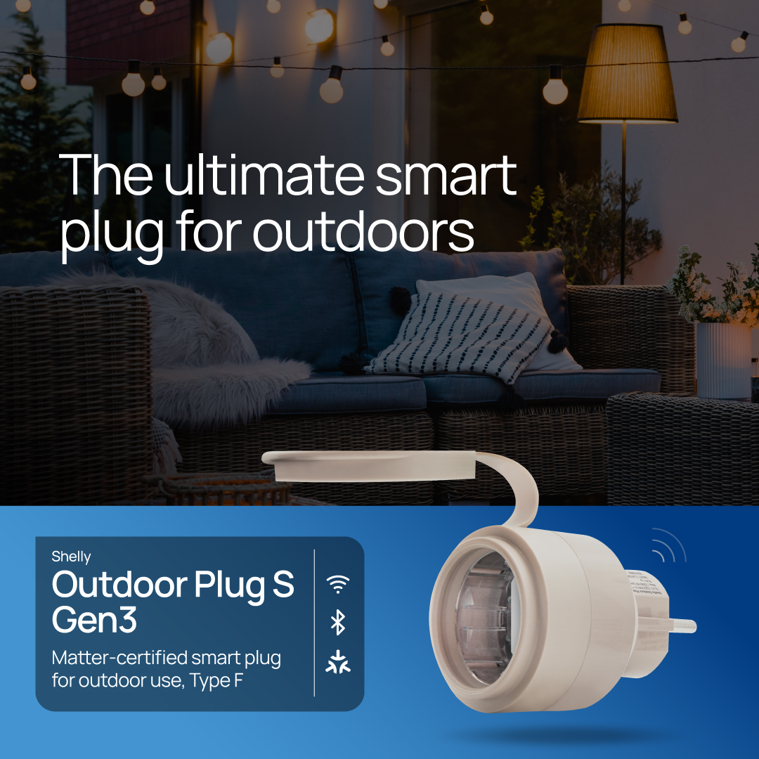 🔌💧Ovládejte zahradu odkudkoli – s chytrou venkovní zásuvkou Shelly