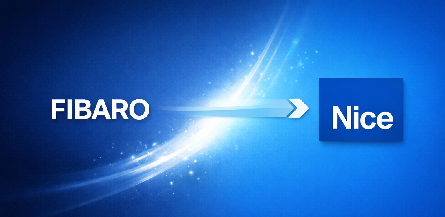 ➡️FIBARO se mění na Nice – přehled náhrad produktů