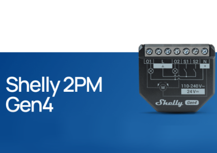🔌 Nový Shelly 2PM Gen4: Chytřejší. Rychlejší. Kompatibilnější.