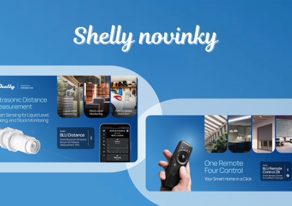 Objevte Shelly novinky - Shelly BLU Distance, Shelly BLU Remote Control ZB a Shelly EM Mini Gen4