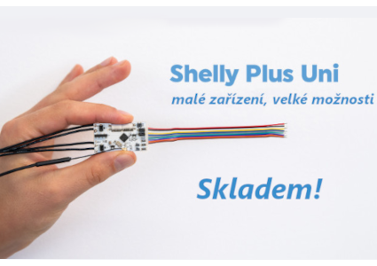 Shelly Plus Uni – Novinka, která je právě skladem!
