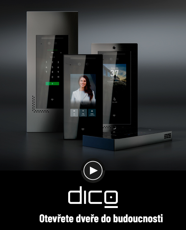 Dveřní IP videotelefon Dico: Novinka na trhu a 3letá záruka na produkty Ekinex pro naše zákazníky