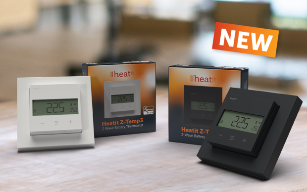 Heatit Z-Temp3: Revoluční termostat s plně bezdrátovým ovládáním vytápění!