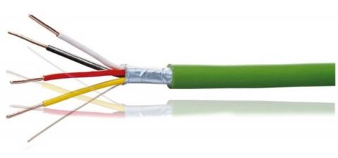 KNX udělá s málo dráty hodně muziky. Jeden pár pracovních vodičů, další pár pomocných vodičů, jeden vodič pro vyrovnání potenciálu a je to! 